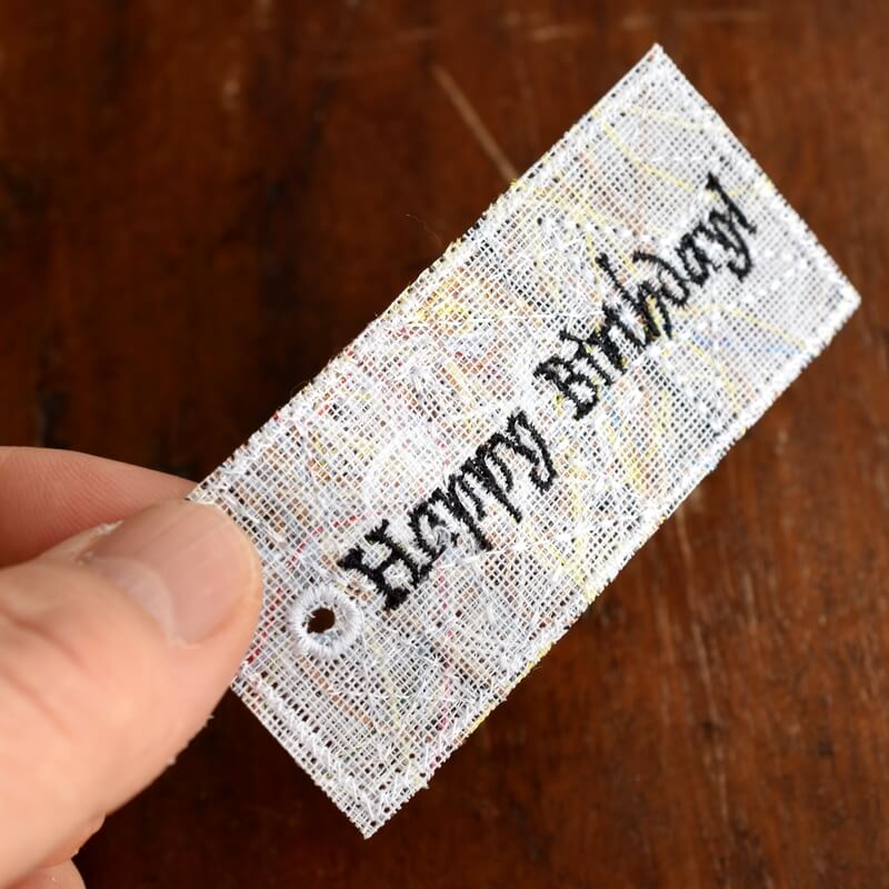 リサイクルギフトタグ