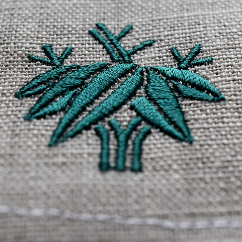 根笹の刺繍図案