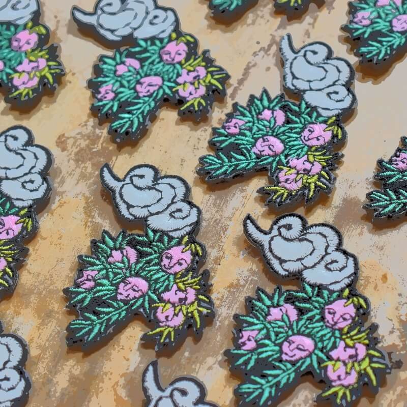 人面樹妖怪刺繍ワッペン