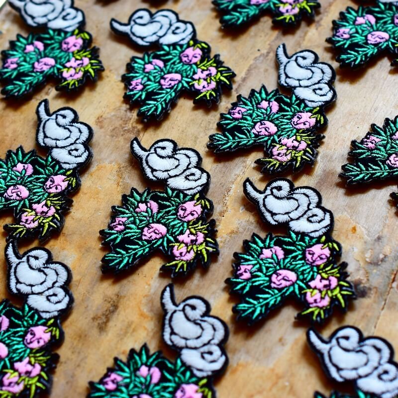 人面樹妖怪刺繍ワッペン
