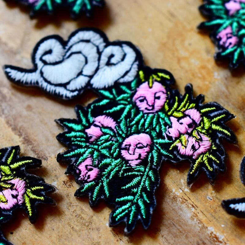人面樹妖怪刺繍ワッペン