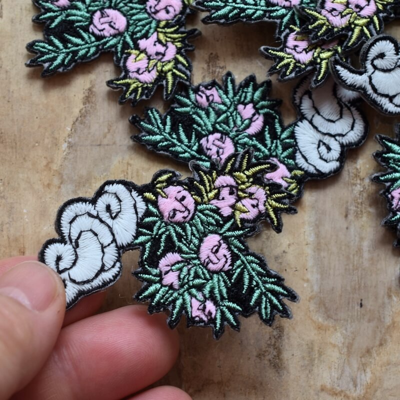 人面樹妖怪刺繍ワッペン
