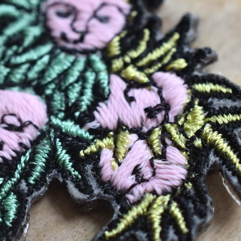 人面樹妖怪刺繍ワッペン