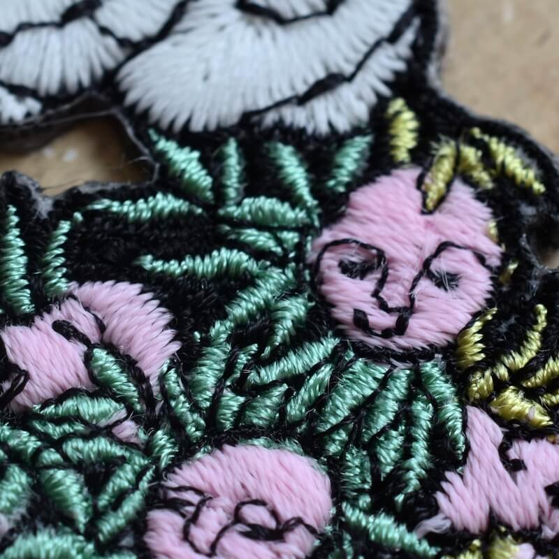 人面樹妖怪刺繍ワッペン