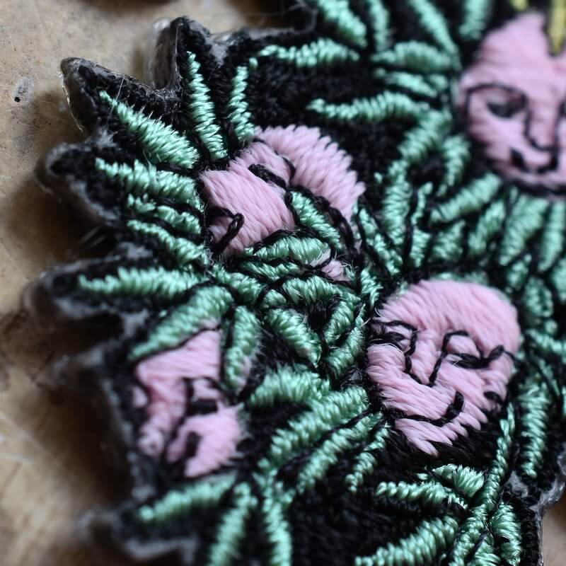 人面樹妖怪刺繍ワッペン