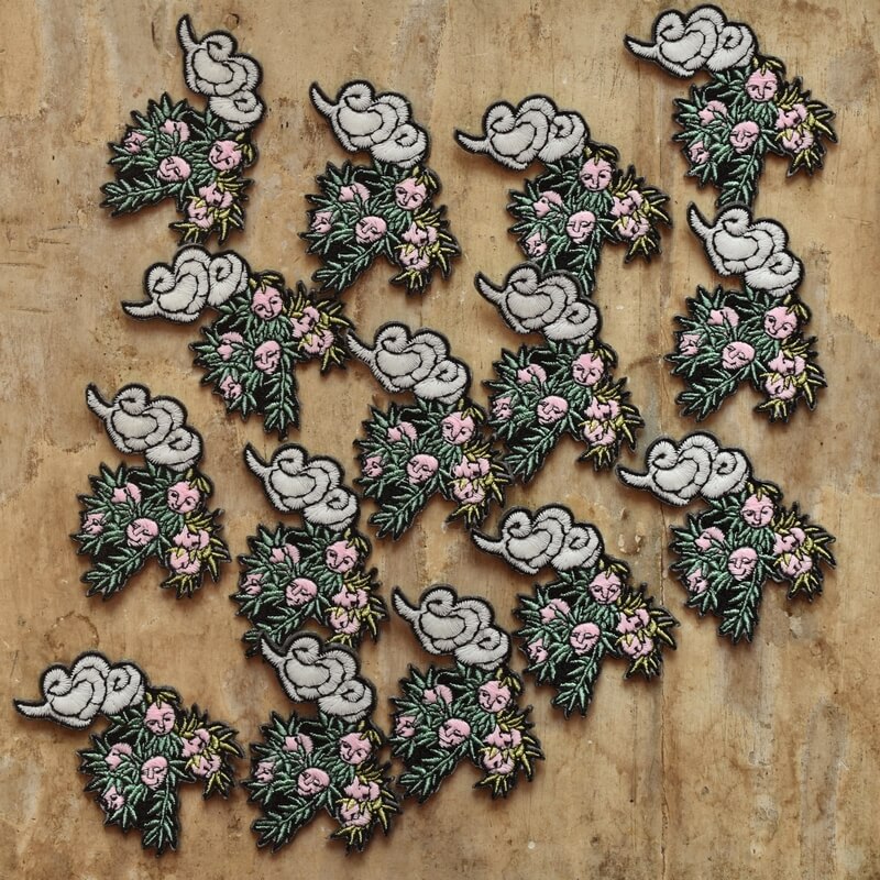 人面樹妖怪刺繍ワッペン