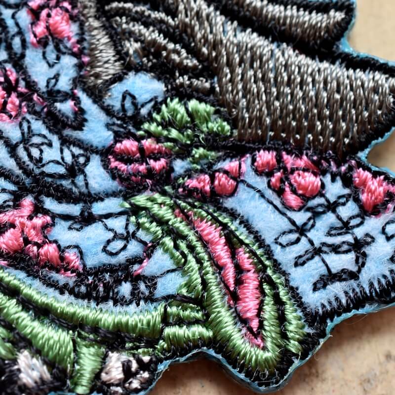 お歯黒のっぺり妖怪刺繍ワッペン