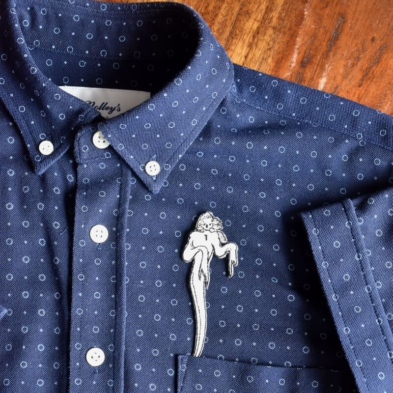 狂骨妖怪刺繍ワッペン