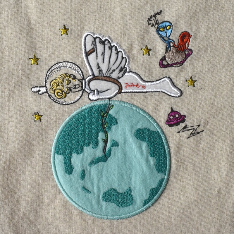 みみっちーの2024刺繍バック
