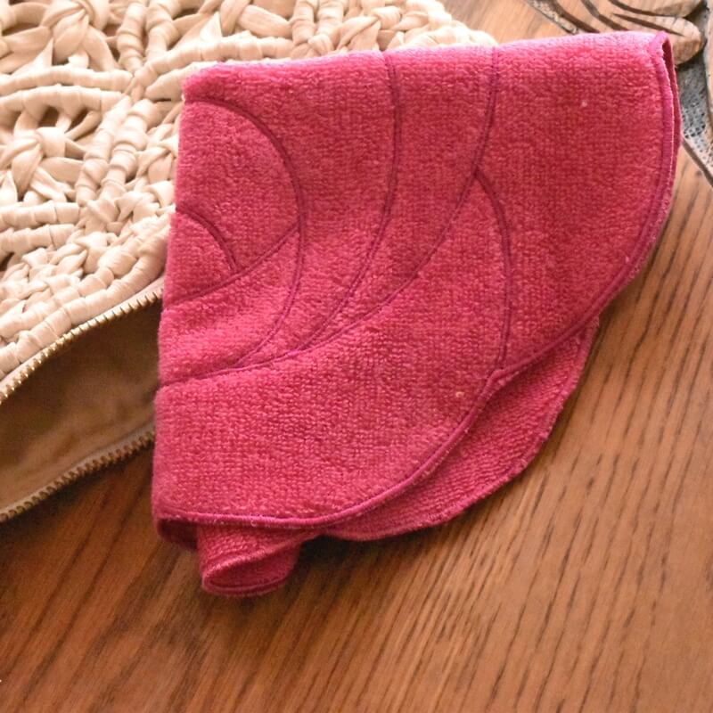 名入れ刺繍薔薇うららハンカチ