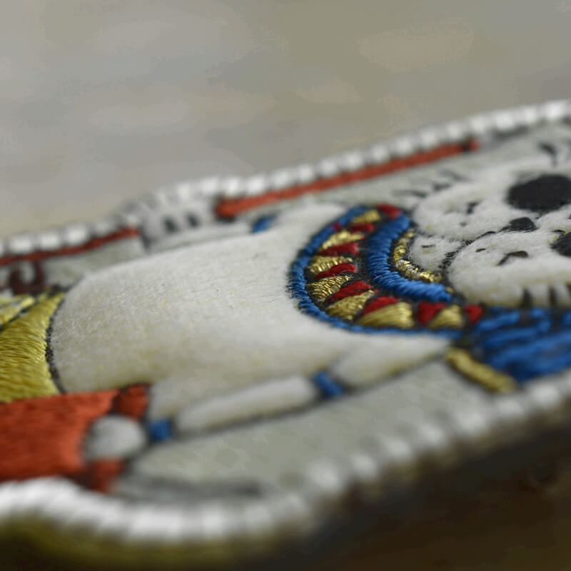 トト様ミミケルの刺繍ブローチ
