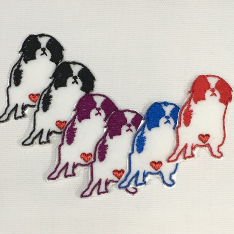 オーダーメイド刺繍 犬刺繍ワッペン 持ち込みデザイン刺繍 Mimi刺繍 東京 吉祥寺の小さな刺繍屋さん