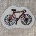 サイクリング刺繍トップ