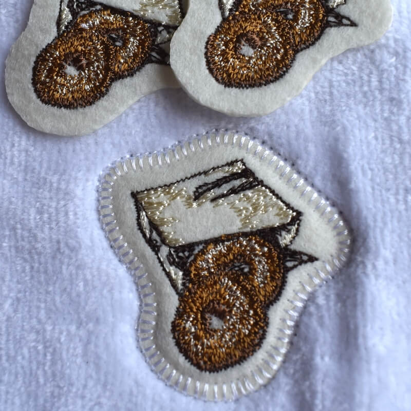 ドーナツ刺繍タオルイメージ