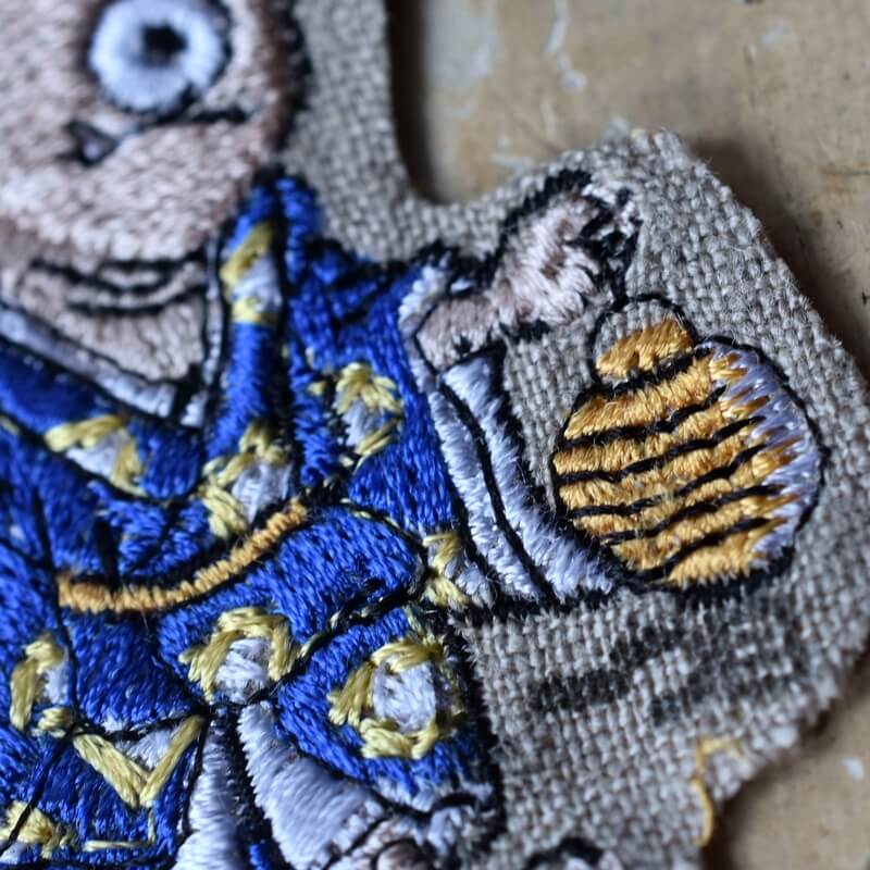 一つ目小僧妖怪刺繍のあっぷりけアップ