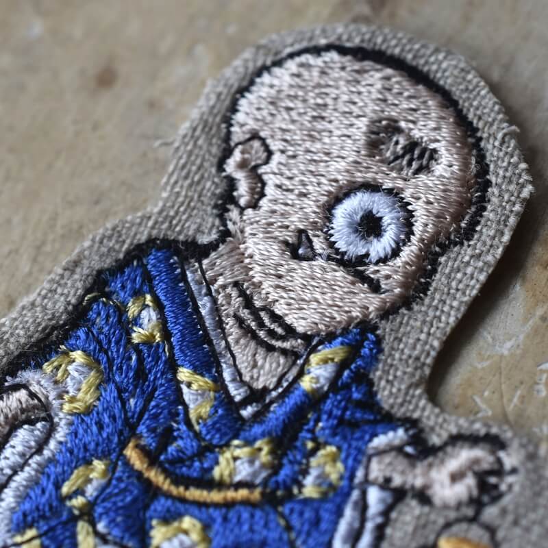 一つ目小僧妖怪刺繍のあっぷりけアップ