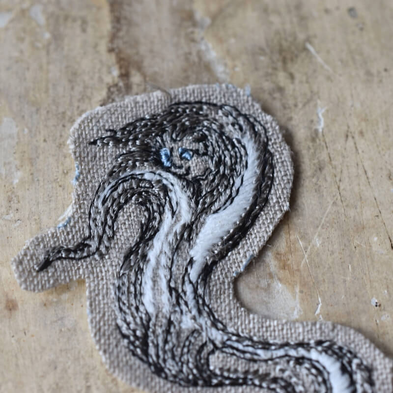 煙々羅妖怪刺繍のあっぷりけ