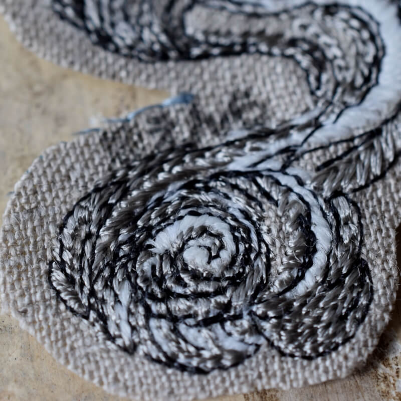 煙々羅妖怪刺繍のあっぷりけ