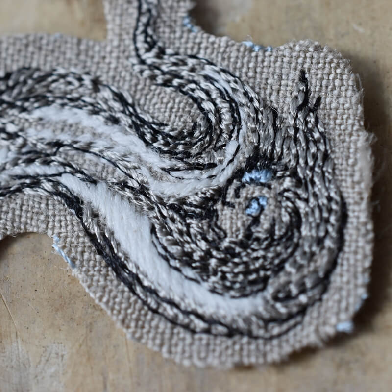 煙々羅妖怪刺繍のあっぷりけ