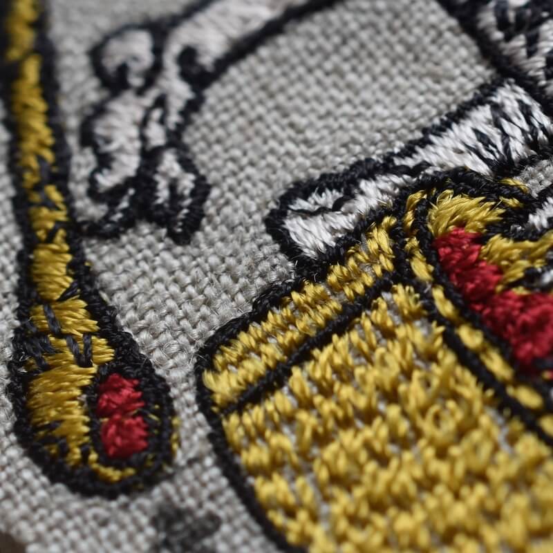小豆洗い妖怪刺繍のあっぷりけ