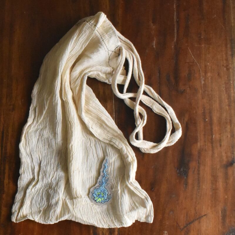 釣瓶火妖怪刺繍のあっぷりけバック