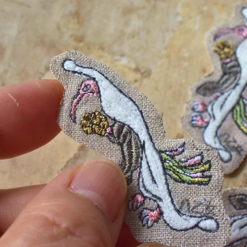 八乙女妖怪刺繍のあっぷりけハンド