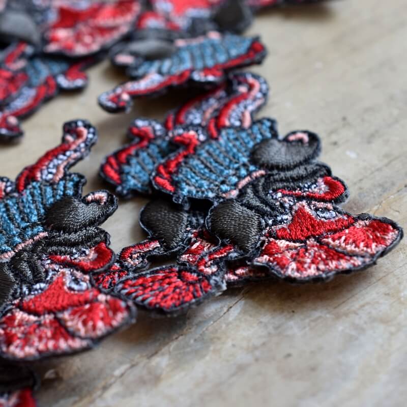 タコ踊り妖怪刺繍ワッペン