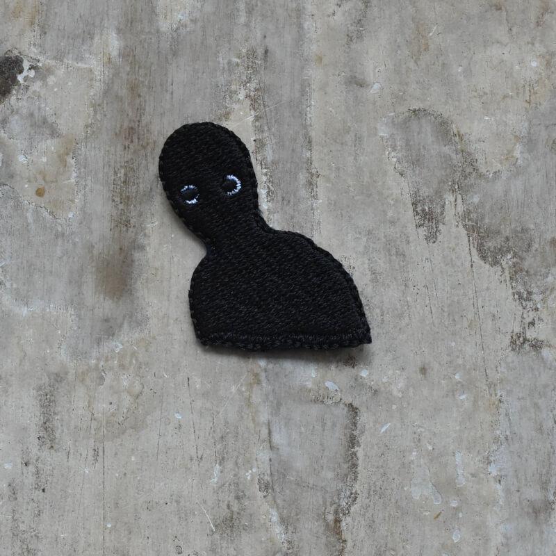 海坊主刺繍ワッペントップ