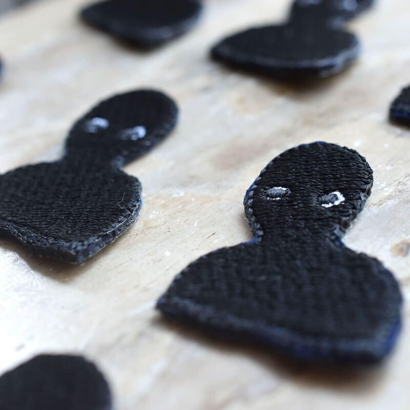 海坊主刺繍ワッペン