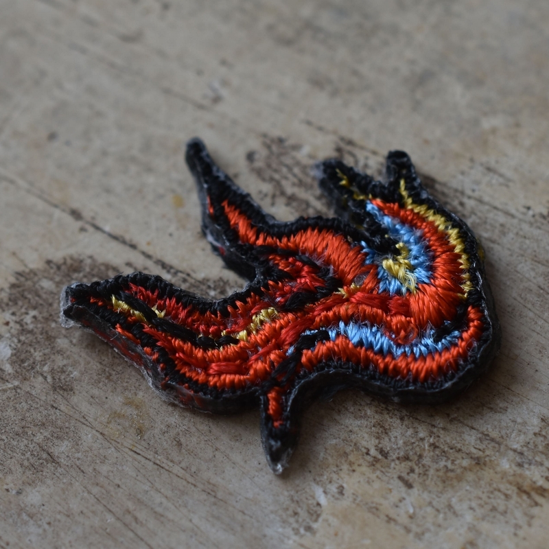 天火妖怪刺繍ワッペン小