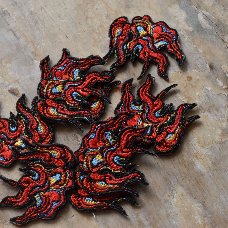 天火妖怪刺繍ワッペン