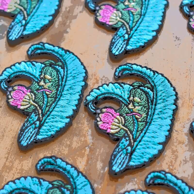 芭蕉精妖怪刺繍ワッペン
