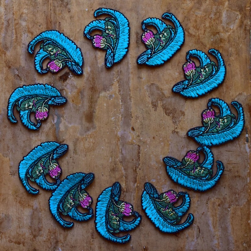 芭蕉精妖怪刺繍ワッペン