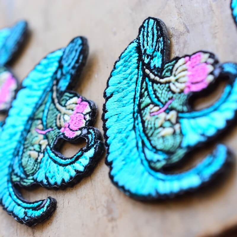 芭蕉精妖怪刺繍ワッペン