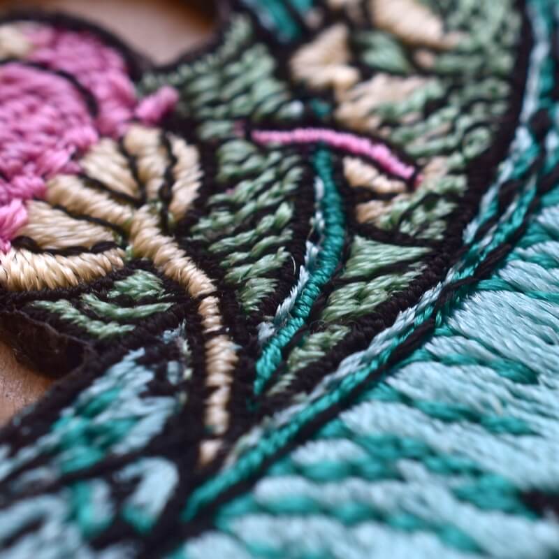 芭蕉精妖怪刺繍ワッペン