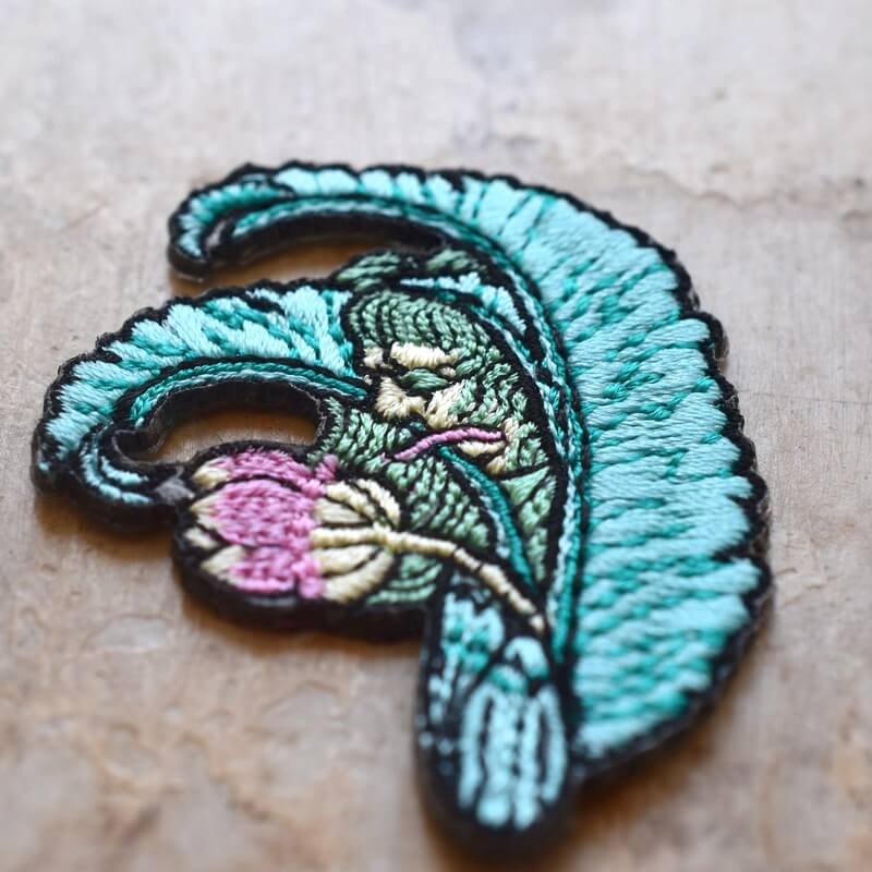 芭蕉精妖怪刺繍ワッペン