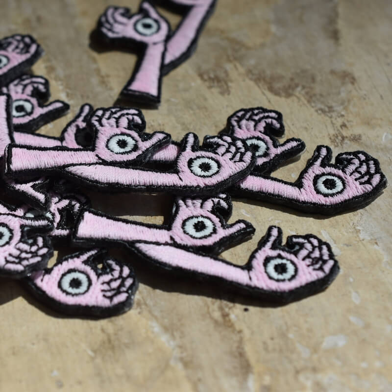 手の目妖怪刺繍ワッペン