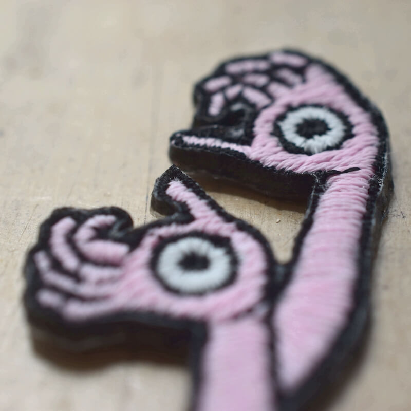 手の目妖怪刺繍ワッペン