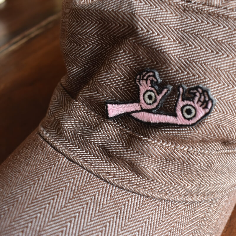 手の目妖怪刺繍ワッペン