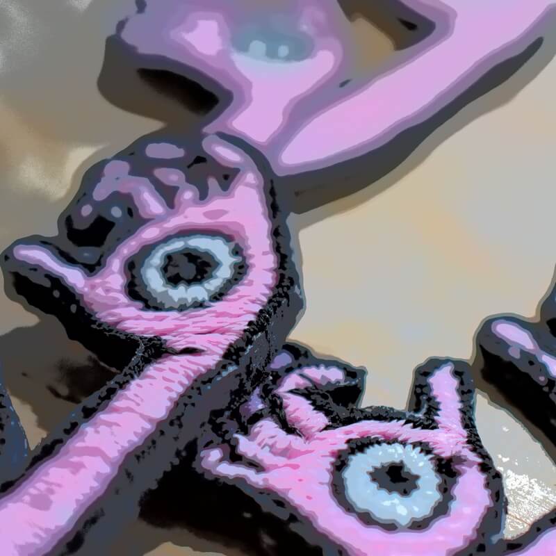 手の目妖怪刺繍ワッペン