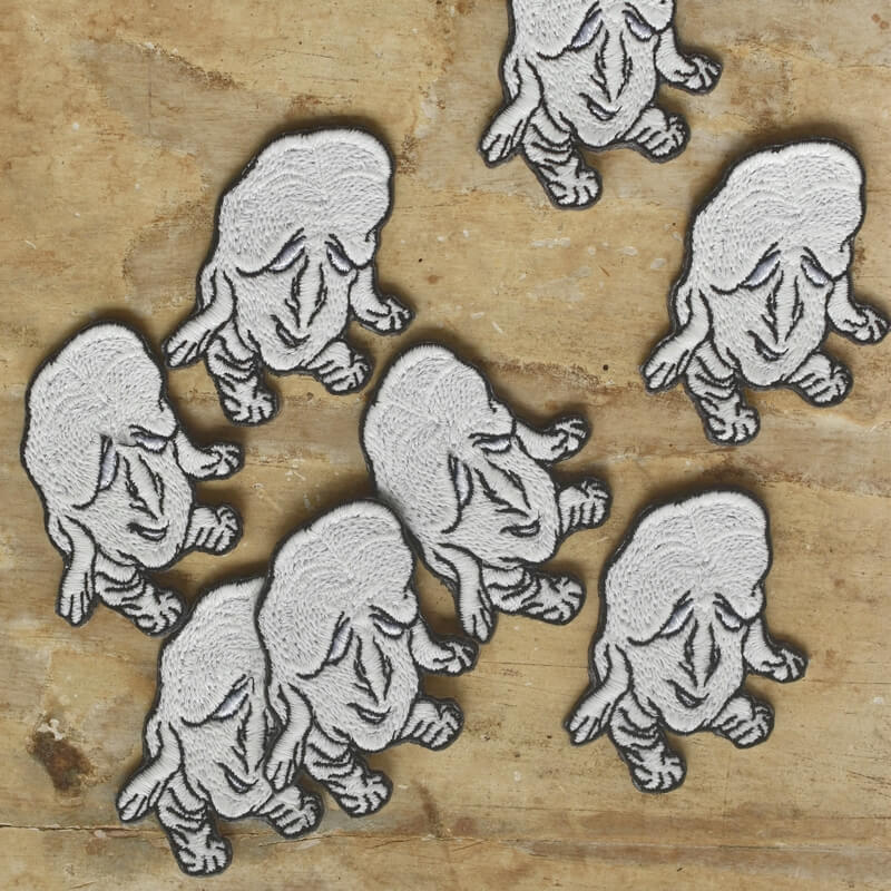 ぬっぺらぼう妖怪刺繍ワッペン