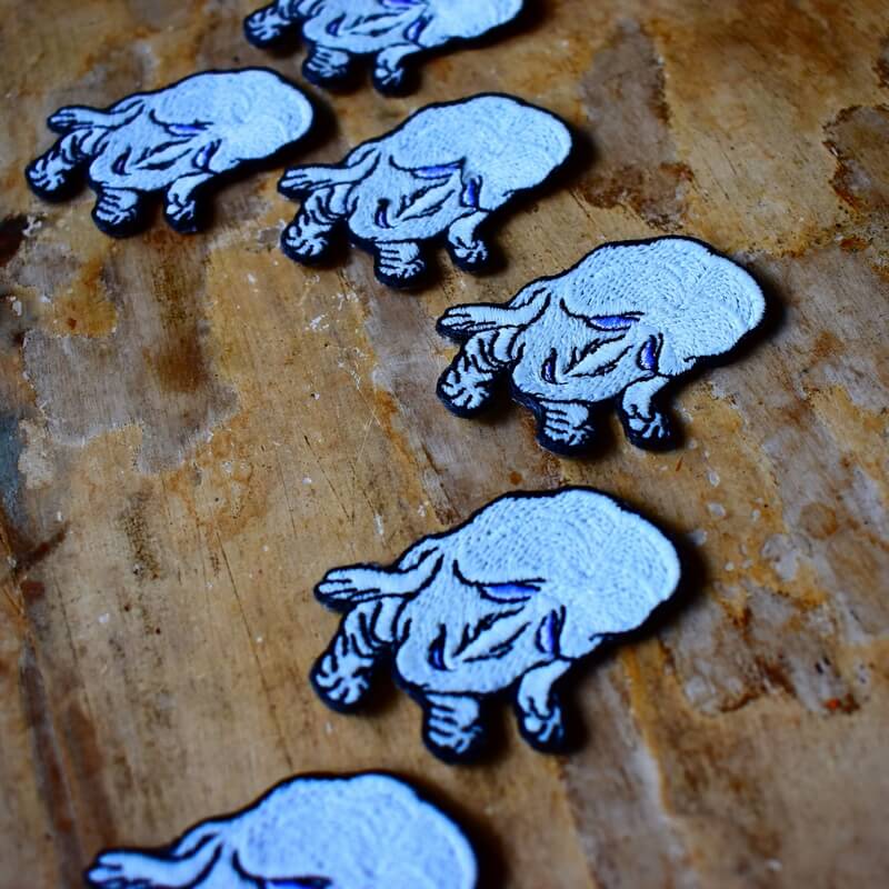 ぬっぺらぼう妖怪刺繍ワッペン