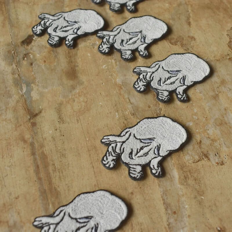 ぬっぺらぼう妖怪刺繍ワッペン