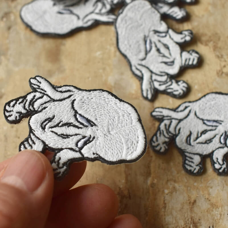 ぬっぺらぼう妖怪刺繍ワッペン