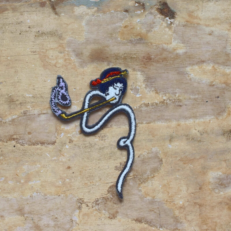 ろくろ首妖怪刺繍ワッペン