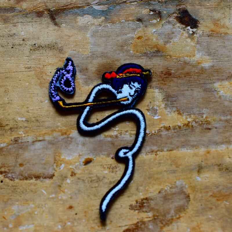 ろくろ首妖怪刺繍ワッペン