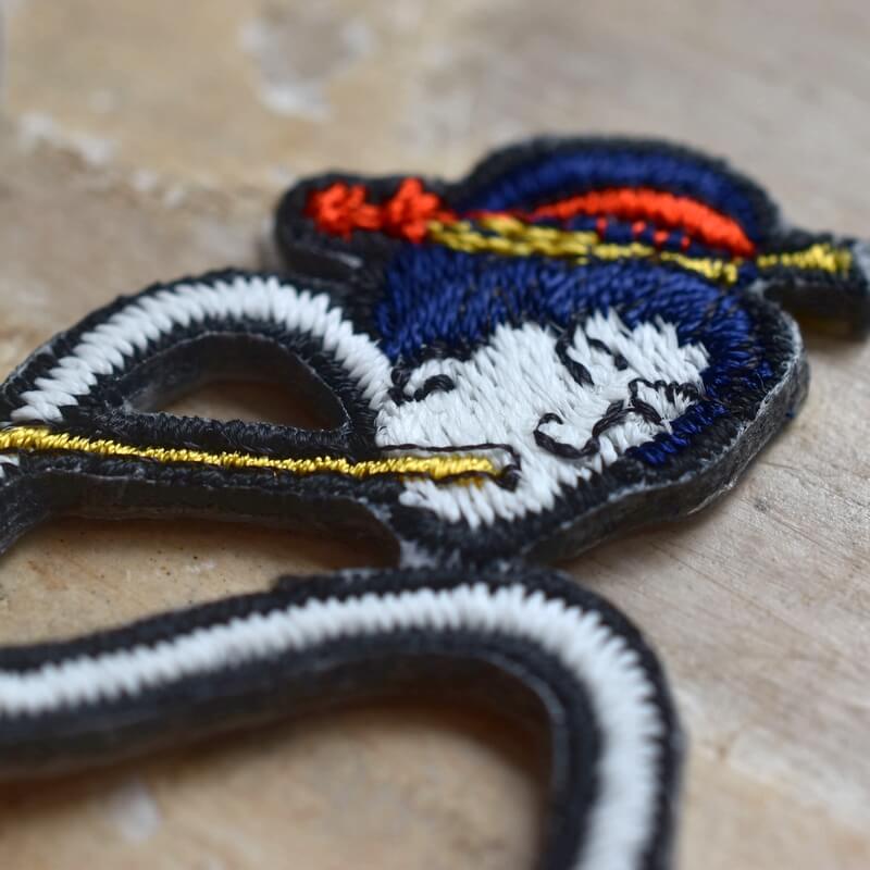 ろくろ首妖怪刺繍ワッペン