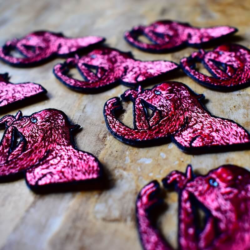 山地々妖怪刺繍ワッペン
