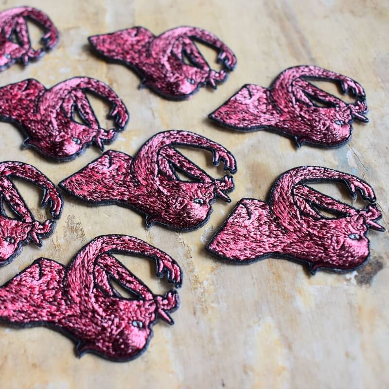 山地々妖怪刺繍ワッペン