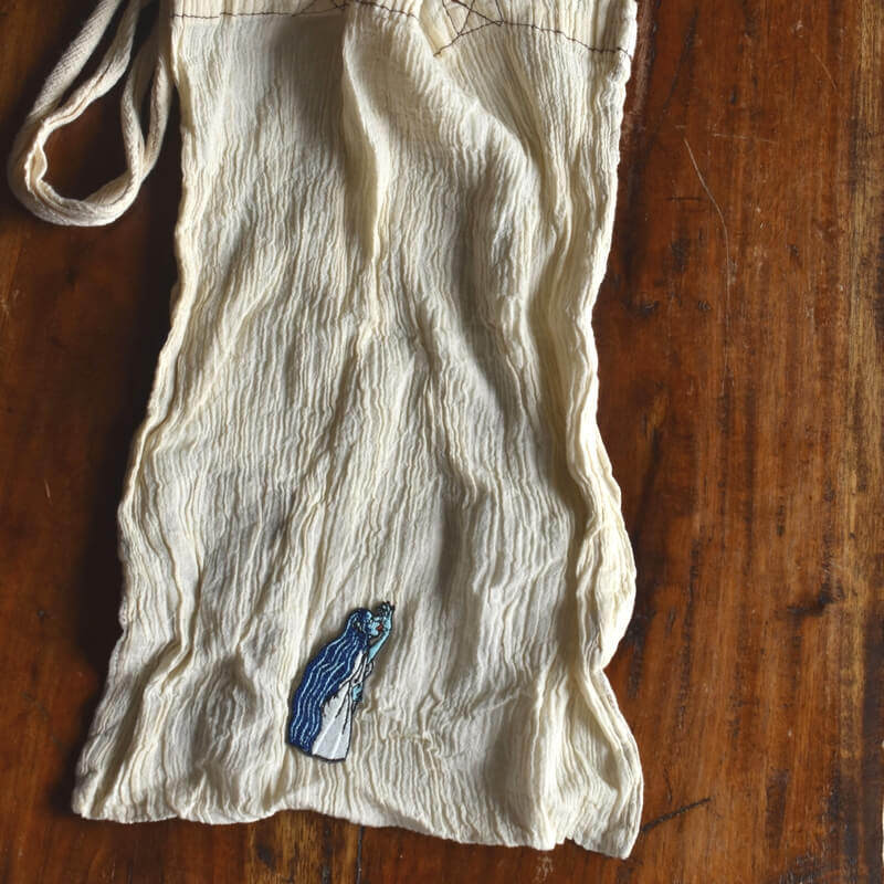 雨女妖怪刺繍ワッペン